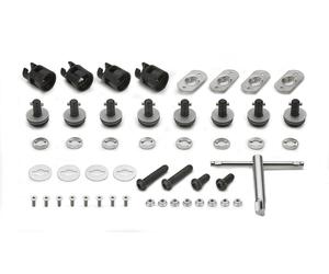 Kit di conversione del portapacchi laterale GIVI in supporto per valigie laterali rapid fitting, per Yamaha Tracer 700 (20-21) Kit di conversione portavaligie laterali