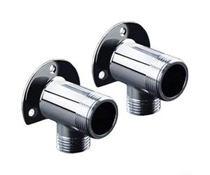 Kit di conversione doccia in ottone per rubinetti da vasca da bagno, sistemi doccia esterni e valvole termostatiche per miscelatori, ingresso da 3/4 pollici (2 rame)