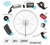 Kit di conversione e-bike 36V 250W 28" ruota anteriore mozzo motore pedelec k...