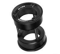 Kit di conversione movimento centrale per bici in lega di alluminio, adattatore BB eccentrico CNC per telai da 68-73 mm, inserto in acciaio leggero per aggiornamento ciclistico, nero