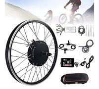 Kit di conversione per Bici elettrica 48V 1000W 1500W, Motore Elettrico per Ruota Posteriore, Controller Motore Intelligente, acceleratore a Rotazione, Controller a Doppia modalità