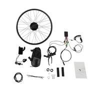 Kit di conversione per bicicletta elettrica, 250 W, 36 V, 700 C, 28 - 29 pollici, con display LCD, per il montaggio di biciclette con ruota posteriore da 28 - 29 pollici