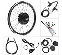 Kit di conversione per biciclette elettriche, kit ruote per bici elettriche 36V/48V 250W Motore KT900S Display a LED Ruota da 20 "Adatto per cerchione bici rinforzato Speciale(Front Motor 36V)
