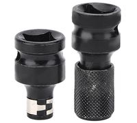 Kit di conversione per mandrino con codolo esagonale 1/2 1/4 di pollice Conversione dell'adattatore per presa di cambio quadrato Convertitore a sgancio rapido durevole per