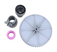 Kit di conversione per pompa di sabbia per skimmer, inclusi adattatori per tubi e nastro compatibile con i modelli di piscina fuori terra Summer Waves SFX1000 SFX1500 (18 x 18 x 7,5)