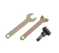 Kit di conversione per trapano elettrico per smerigliatrice angolare, dadi di bloccaggio flangia con set di chiavi Accessori per smerigliatrice angolare per taglio di brunitura (Set di conversione da