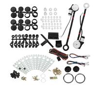 Kit di Conversione Regolatore Alzacristalli Elettrico Universale a 2 Porte per Auto, Camion e Van - 12V Con Interruttori