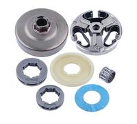 Kit di copertura della rondella del tamburo della frizione e del gruppo frizione adatto for motoseghe 268 272 61 66 162 266 con pignone a corona da 3/8"-7T e 8T, attrezzi da giardino