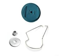 Kit di copertura inferiore in plastica per tosaerba, protezione per la base del tagliaerba per protezione della lama, strumento da taglio leggero per esterni, protezione per ponte di ricambio con (blu