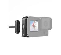 Kit di copertura laterale magnetica e cavo di ricarica per GoPro Hero 13 12 11 10 9 nero, copertura della batteria resistente alle intemperie per alimentazione continua, set di accessori GoPro