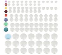 Kit di copertura per bottoni in lega di alluminio, con strumento di installazione, pratico tessuto fai da te, chiusura in tessuto per gli amanti dei veicoli in tessuto, per gli amanti del fai da te