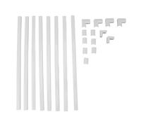 Kit di copertura per canalina per gestione dei cavi, kit di corredo per cavi e nascondicavi, kit per la gestione dei cavi per ufficio TV, 40 x 1 x 0,9 cm