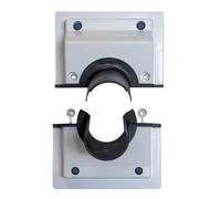 Kit di copertura per implementazione e linee Wall | per il condizionamento 'aria per sistemi di pompe divise e di calore | Set di gomma ABS 25x15cm | Installazione di tubi sicuri per