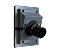 Kit di copertura per linea di penetrazione a parete HVAC | Copertura per linea di condizionamento d'aria, per tubi per idraulici, tecnici, proprietari di abitazioni, appaltatori, sistemi a