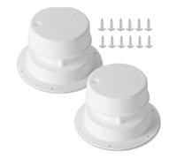 Kit di Copertura per Sfiato Tetto per 2 Pezzi e Tappo di Sfiato per C4552