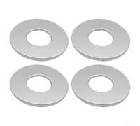 Kit di coperture decorative per tubi in acciaio inossidabile, 4 pezzi, per nascondere tubi dell'acqua, tubi doccia, tubi del gas e connessioni del rubinetto del lavandino(40)
