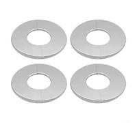 Kit di coperture decorative per tubi in acciaio inossidabile, 4 pezzi, per nascondere tubi dell'acqua, tubi doccia, tubi del gas e connessioni del rubinetto del lavandino(33)