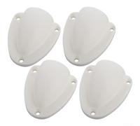 Kit di coperture per prese d'aria in nylon marino per KAYAK, 4 pezzi, protezione dai raggi UV per sigillare aperture dei cavi, piccole e grandi dimensioni (S-bianco)