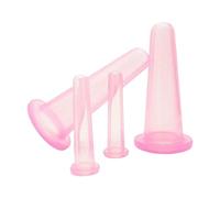 Kit di Coppe per Viso - Coppette Aspiranti in Silicone,Massaggiatore Leggero per Rilassamento Pelle Viso Regalo Donna Ragazza