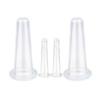 Kit di Coppe per Viso, Coppette Aspiranti in Silicone, Massaggiatore Viso Bellezza e Cura Pelle per Ragazza Donna Figlia Sorella Amica