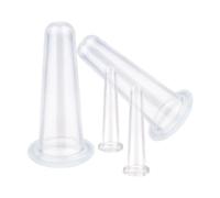 Kit di Coppe per Viso - Coppette Aspiranti in Silicone - Strumento di Bellezza Viso Portatile per Viaggi Casa Ufficio