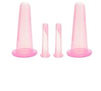 Kit di Coppe per Viso - Coppette Aspiranti in Silicone - Strumento di Bellezza Viso Portatile per Viaggi Casa Ufficio