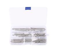 Kit di coppiglie in acciaio inossidabile da 150/230/340 pezzi, kit di assortimento di coppiglie in acciaio inossidabile 304, forcina for capelli a U(M1-M3(150pcs))