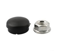 Kit di copribulloni per tergicristallo anteriore dell'auto, per modelli A2, A5, A7, A8, Tt R8, RS3, RS5, in plastica nera, dal 1994 al 2019 anni (1 set)