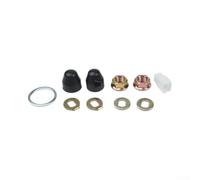 Kit di copridadi di bloccaggio per mozzo motore per bici elettrica, 12 mm e 14 mm, in robusto acciaio al carbonio, collegamento stretto, componenti di aggiornamento per manutenzione e manutenzione