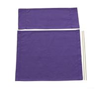 Kit di coprisedia di ricambio per sedia da regista con 2 supporti in legno/seduta e schienale in tela resistente alle intemperie, per attività all'aperto, pesca, picnic, trucco/rosa (viola)