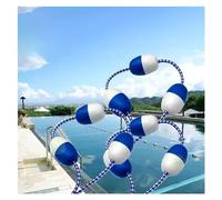 Kit di corda di sicurezza per piscina, 10-51,8 m, divisore galleggiante per piscina profonda, linea di corsia di nuoto con ganci, barriera portatile riutilizzabile per la sicurezza della piscina