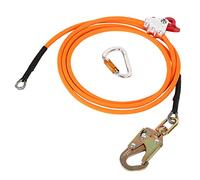 Kit di corde Flip-Line con nucleo in acciaio da 12mm*2,4/3m/3,6m, cordino con nucleo in acciaio e moschettone Triple Lock regolabile, bassa elasticità, per sicurezza anticaduta, addetti alla