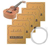 Kit di corde per ukulele - Accessorio di riparazione di 5 giochi | Set di corde per suonare ukulele | Per principianti Amatoriali Amatoriali Concerto Festival Studio Reu
