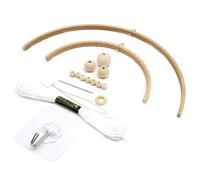 Kit di cornice mobile in legno Cambuco di mobile per perle per perle a campana per prepararsi kit decorazione del letto per letti in stile 1, cellulare