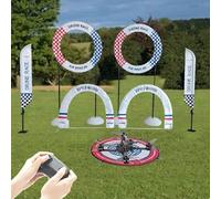 Kit di corse a ostacoli per droni, pista da corsa fai da te per allenamento FPV, set di pratica per principianti e adulti
