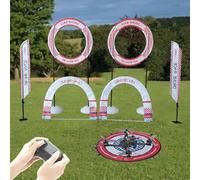 Kit di corse a ostacoli per droni, pista da corsa fai da te per allenamento FPV, set di pratica per principianti e adulti