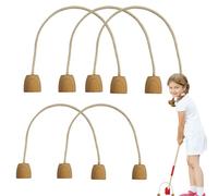 Kit di Corso di Croquet in Tessuto - Cinque Cerchi Colorati Non Metal, Costruzione in Poliestere durevoli, Include in Legno | Completa Il Gioco del Cortile per Bambini, Adolescenti, Campeggio,