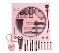 Kit di cosmetici per il trucco, set completo per la creazione del viso, Kit cosmetico impermeabile per trucco completo 9X, Impara a truccare i cosmetici quotidiani BB Cream Matita per sopracciglia per