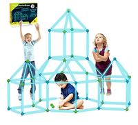 Kit Di Costruzione 140 Pezzi Per Bambini Bagliore Nell'aria Buia - Giocattoli Per 5 6 7 8 9+ Anni Ragazzi Ragazze DIY Forti Tunnel Tenda Da Gioco