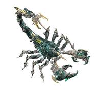 Kit di costruzione 3D Full Metal War Scorpion con giunti mobili e stile cyberpunk - Costruzione impegnativa da 1073 pezzi per adulti, ideale per collezioni di modelli e sollievo dallo stress