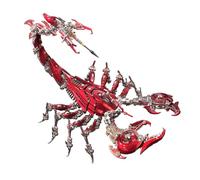 Kit di costruzione 3D Full Metal War Scorpion con giunti mobili e stile cyberpunk - Costruzione impegnativa da 1073 pezzi per adulti, ideale per collezioni di modelli e sollievo dallo stress