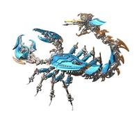 Kit di costruzione 3D Full Metal War Scorpion con giunti mobili e stile cyberpunk - Costruzione impegnativa da 1073 pezzi per adulti, ideale per collezioni di modelli e sollievo dallo stress