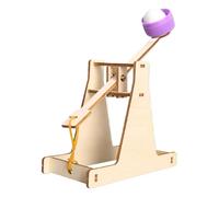 Kit Di Costruzione Catapulta Per Bambini, Potenziamento Dello Sviluppo Delle Competenze, 12x6x16 Cm, Kit Artigianale Per Lancio In Legno, Puzzle Di Apprendimento, Promuove La Creatività E Il Lavoro Di