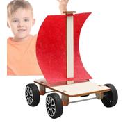Kit Di Costruzione Di Ingegneria STEM - Progetti Di Auto In Legno Eolico