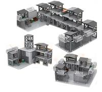 Kit di costruzione di modelli di base militare dell'esercito della Seconda Guerra Mondiale Giocattoli per ragazzi Regali Forniture dell'esercito Set di blocchi di costruzione militari