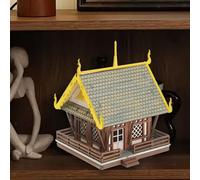 Kit di costruzione di templi 1/72 autoassemblanti per modelli di ferrovia