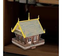 Kit di costruzione di templi 1/72 Modello di costruzione di architettura per