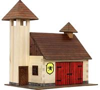 Kit di costruzione in legno da incollare HOBBY KITS - caserma dei vigili del fuoco 1:32