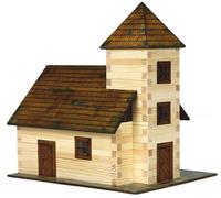 Kit di costruzione in legno da incollare WALACHIA - chiesa 1:32