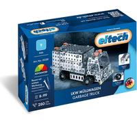 Eitech 00230 - Cassetta da costruzione in metallo Speed Racer modello I, 260 componenti, kit per modellini auto, giocattolo educativo fai da te, auto da corsa, ca. 18 cm, giocattolo da costruzione per